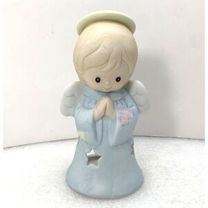 Vintage Trenditions 6"‎ Praying Angel Veramic Candle Tealight Votive Holder